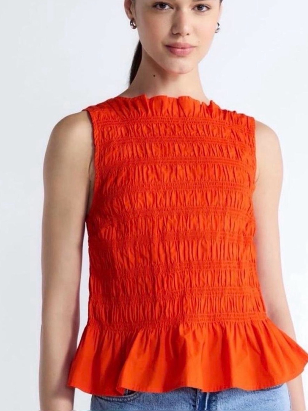 Bright Redish Orange Two-Piece Dress Set by Free Assembly - Picture 8 of 8
